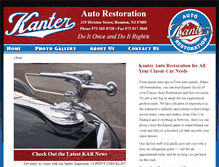 Tablet Screenshot of kanterrestoration.com